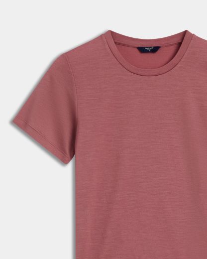 Bilde av WoolLand Tuva t-shirt woman Burned Rose